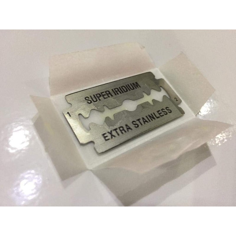 Wizamet Super Iridium Double Edge Razor Blades Pack of 40