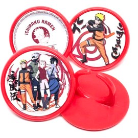Blue Fox Baking Naruto Cupcake Toppers Birthday Party Supplies Decorations Rings- Package of 24