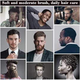 Wave Brush,Anti-static Styling Hair Brush Medium Curved and Medium Hard Hair Comb Men Brush For Men Hair Styling Comb