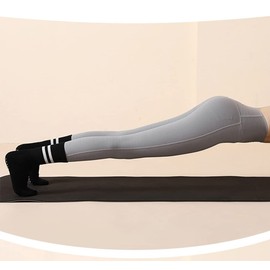 FASECKS Antiskid Yoga Socks,Grip Non Slip Long Socks for Pilates, Barre, Martial, Arts Fitness, Dance for Women