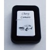 Chevy Camaro Engraved Chrome Plated Brass Refillable Lighter in Black