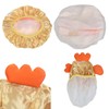 JK Home Kids Shower Cap, Double-Layer Waterproof Reusable Elastic Animal