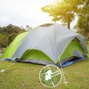 8 Pack Screw in Tent Stakes,8" Heavy Duty Glow-in-The-Dark Canopy