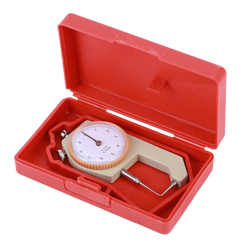Thickness Gauge Silver Portable Accurate Measuring Jewelry Leather Board Equipment
