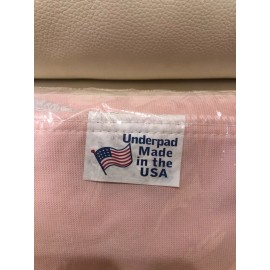 Vintex Moisture Absorbent Bed Underpad Pink 35" x 28-1/2" Incontinence Reusable