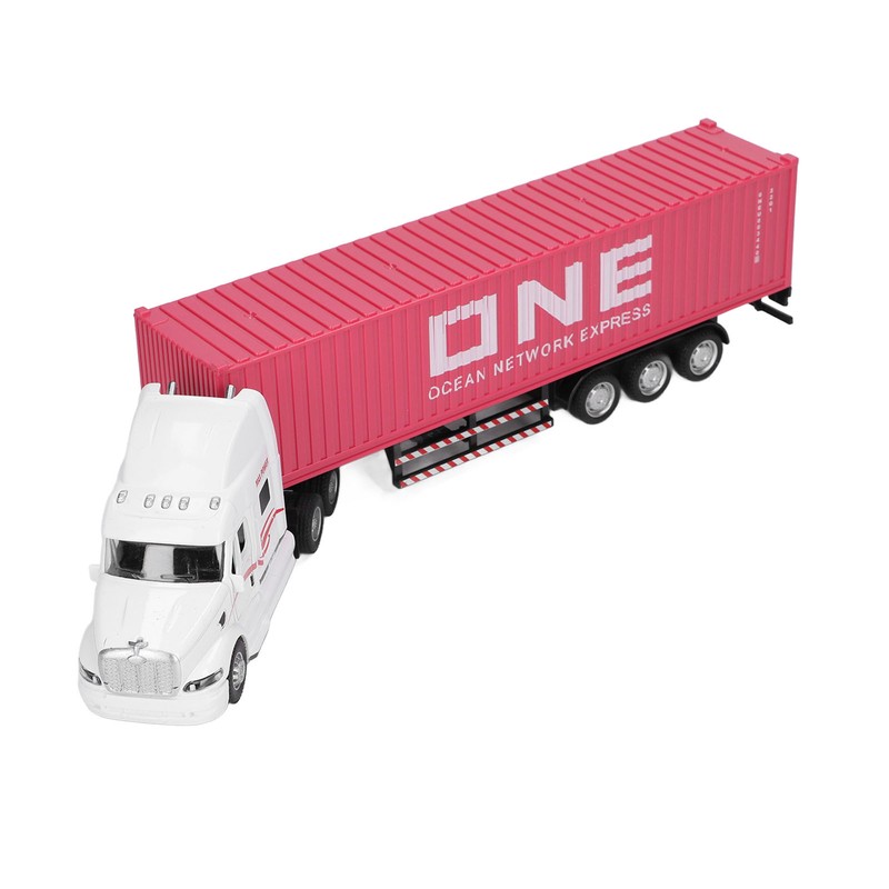 Container Truck Model 1:48 Vivid Exquisite Beautiful Decorative Toy Ornament