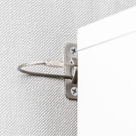 6 Pack Screw On Shelves Dresser Cupboard Tilt Lock Easy Activate/Disable Metal Toddler Pet Set Fixings Furniture Tilt Protector