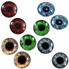 Lot 5 Pairs of 30mm Large Human Glass Eye Props