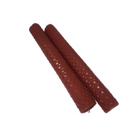 Beeswax Hand Rolled Terracotta Honeycomb 8 Inches Taper Candles