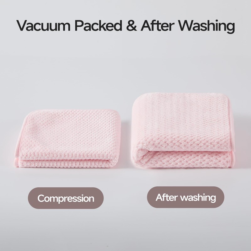 REDKISS 12 Pack Microfiber Washcloths Set, 12 x 12 Inches,