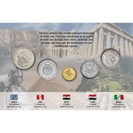 The Koin Club: Ancient Cultures Collection - Five Thematic Coins, Ungraded, Uncertified/Seller Graded