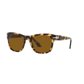 Persol Unisex's Po3313s Sunglasses, Brown/Beige Tortoise/Brown, 55 mm