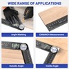 Preciva Digital Angle Finder Tool, 400mm Length Ruler Protractor, Internal