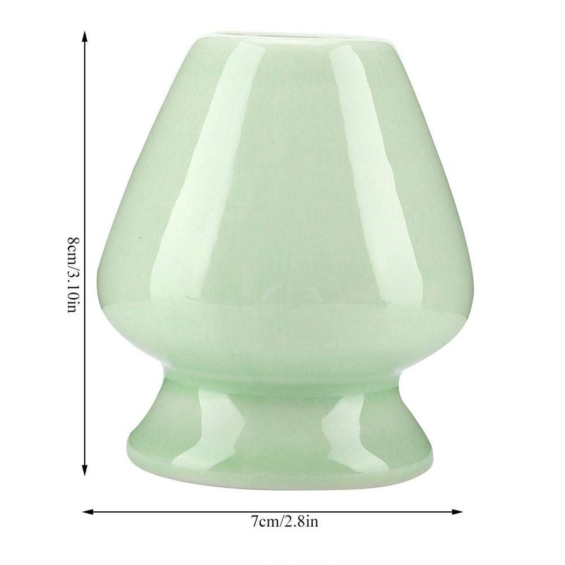 Samfox Chasen Holder, Matcha Whisk Stand, Ceramic Holder for Bamboo