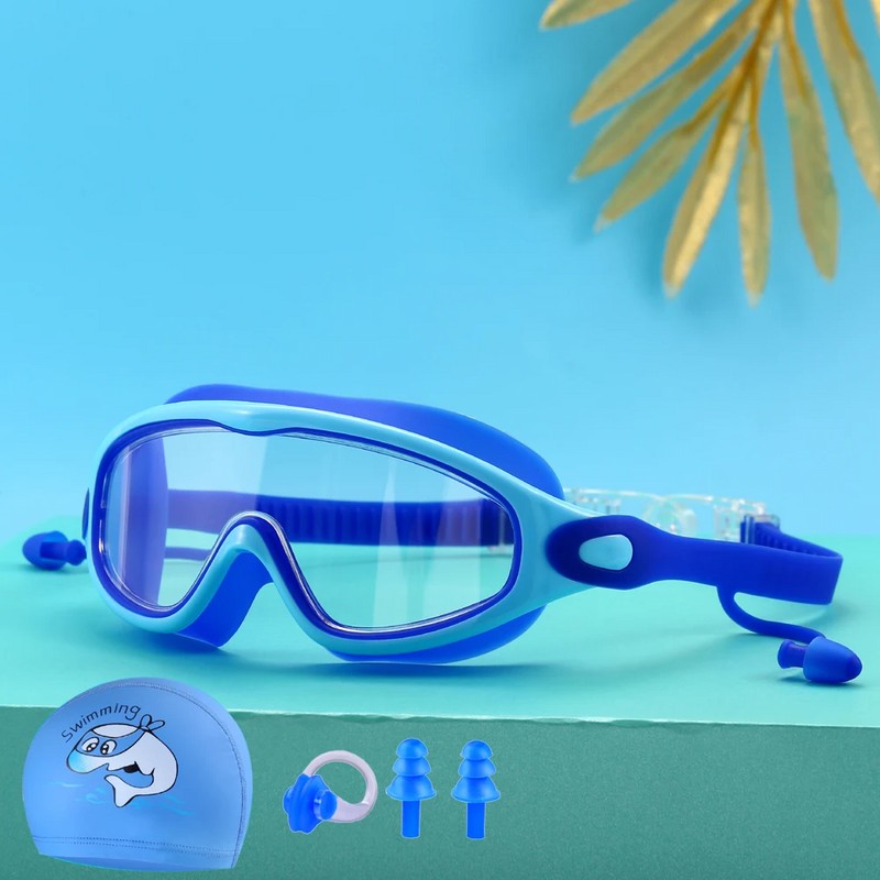 Kids Anti-Fog Swimming Goggles for Pool & Beach – Waterproof