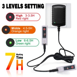 IFWATER Rechargeable Heated Socks for Men Women, Electric Battery Powered Insulated Heat Socks Winter Warmer Thermal Foot Warmer Socks for Hunting Skiing Walking Biking Heating Socks (Large, Gray)