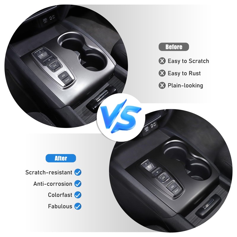 HIRUFAIT Gear Shift Panel Cover Trim for Honda Pilot 2016-2022/