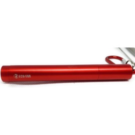 Stainless steel Portable Reusable Telescopic Drinking Straw Keychain with cleaning brush and case. BONUS carabiner for maximum versatility and convenience. Great for travel.