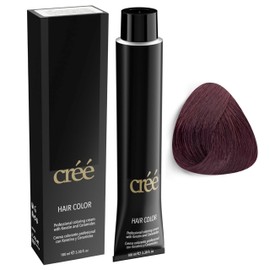 Cree Professional Permanent Hair Color, 100ml - 3.4 fl.oz. (Dark Mahogany Blond 6.5)