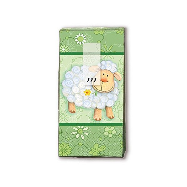 Funny Sheep Design Handkerchiefs Pack of 10