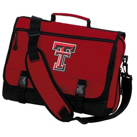 Texas Tech Laptop Computer Bag TTU Logo Messenger Bag Briefcase