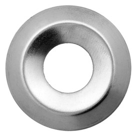 Die-Cut Rosettes | Stainless Steel A2 / V2A | for Countersunk Screws | Decorative Washers | Washers (M5, Pack of 25)