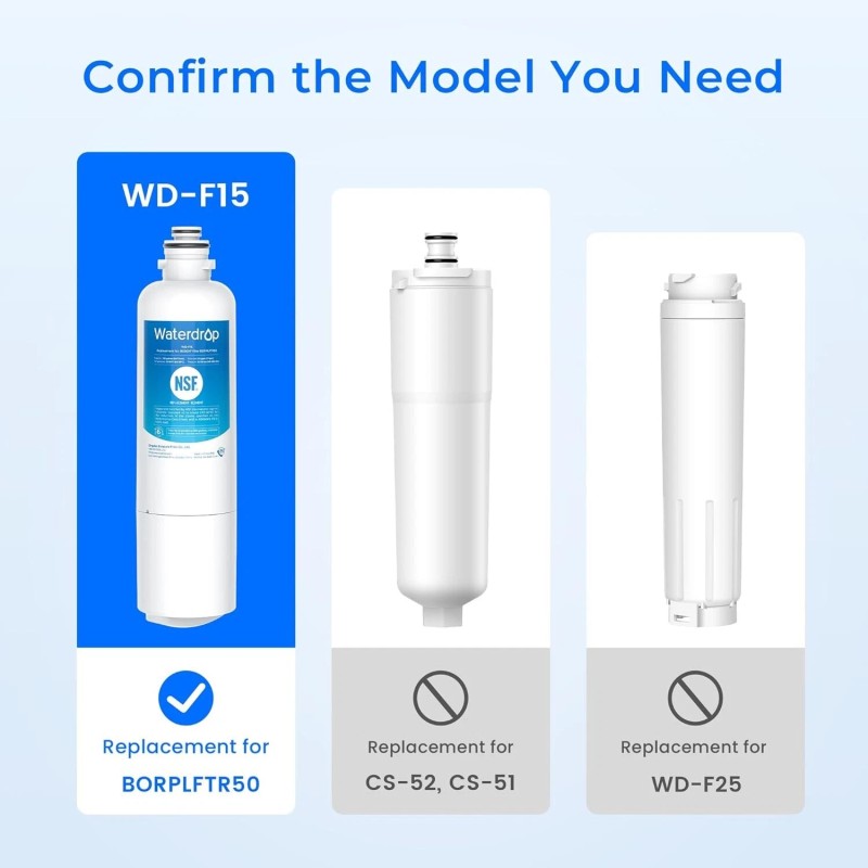 Waterdrop Refrigerator Water Replacement for Bosch® Ultra Clarity® Pro 11032531