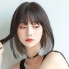 Women Wig Hair Soft Realistic Adjustable Short Straight Female Wig