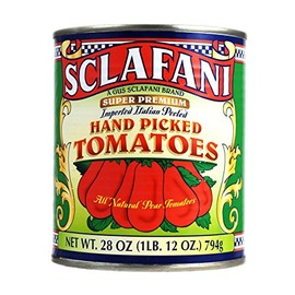 Hand Picked Whole Peeled Plum Tomatoes in 28 Ounce Cans (12 PACK)