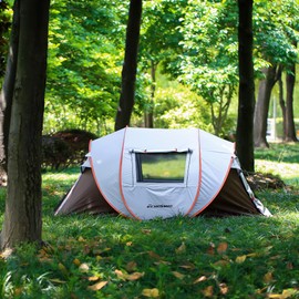 EchoSmile Instant Pop Up Camping Tent, 2/4/6 Person, Easy Setup Tent, Water Resistant Dome, Portable with Carry Bag