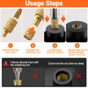 Preciva Threaded Inserts Set, 716Pcs Heat Set Inserts Nuts Bolts