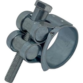 1x Lumonic Stainless Steel Joint Bolt Clamp 29-31 mm V2A Exhaust Clamp for Construction Cars Trucks
