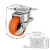 2 Inch Caster Wheels, Casters Set of 16,Heavy Duty Caster