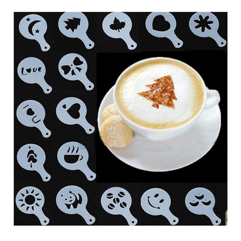 SIPLIV Coffee Art Tool Kit 60 Pcs Different Kinds of