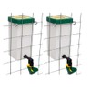 2 X 1 LT Chicken Drinkers with Cup and bracket