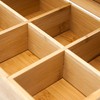 WOODEN BAMBOO RETRO BOX TEA BAG CHEST CADDY TRANSPARENT LID