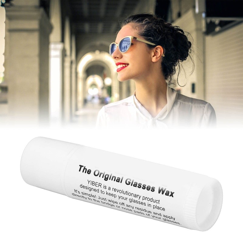 Glasses Wax, Pure Beewax Odorless Eyeglass Nose Pads Anti Sliding