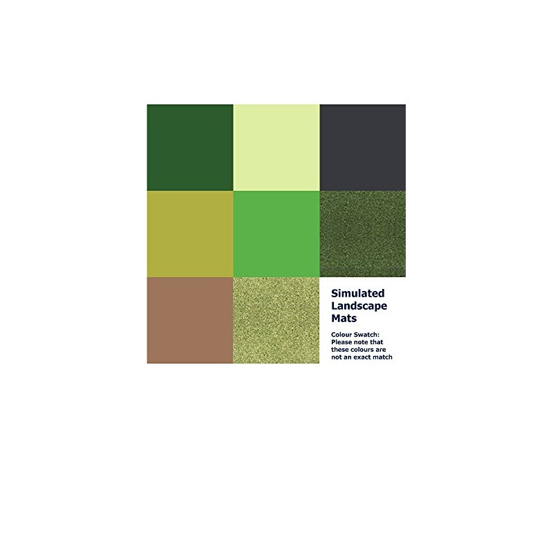 Javis Black Tarmac Simulated Landscape Mat - 1200Mm X 300Mm