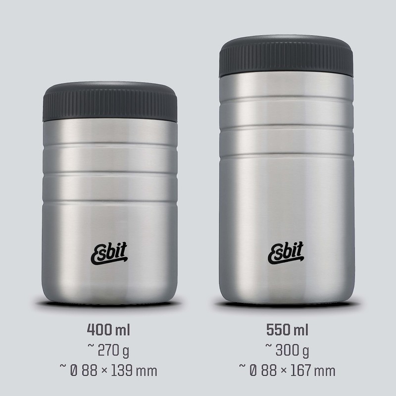 Esbit Majoris Thermal Food Container 400 ml Stainless Steel for