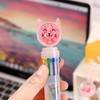 GERUI Pack of 10 Multicoloured Pens 10 in 1 Retractable