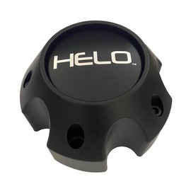 QAMNVCRTY 1PC Wheel Center Cap Matte Black for Helo S057L120 HE878 HE886 5 Lug Hub Cap