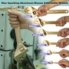 WEDO Non-Sparking Adjustable Wrench 8", Spark-free Safety Spanner, Safty Tool,Beryllium