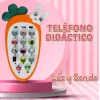 J.H. Company Telefono Didactico Musical Mordedera Para Bebe Juguete A-318