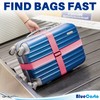 Luggage Straps for Suitcases - Pink, 4 PK - Premium