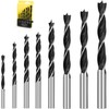 KEWAYO Brad Point Wood Drill Bit - 8 Pcs 3-10mm