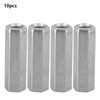 Coupling Nut, Akozon M8 Long Rod Nut 10pcs Metric Hex