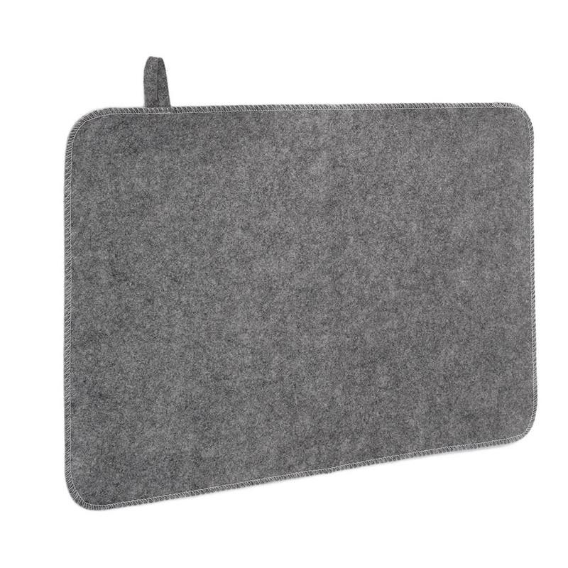 Sauna Mat, Felt Material Sauna Accessories Comfortable Shower Bath for