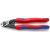 Knipex Wire Rope Cutter forged with multi-component grips 190 mm