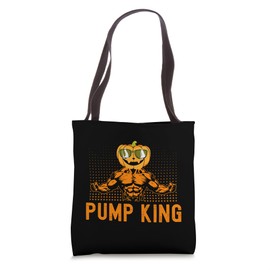 Pump King Men Gym Workout Sport Muscle Lift Bodybuilding Tote Bag