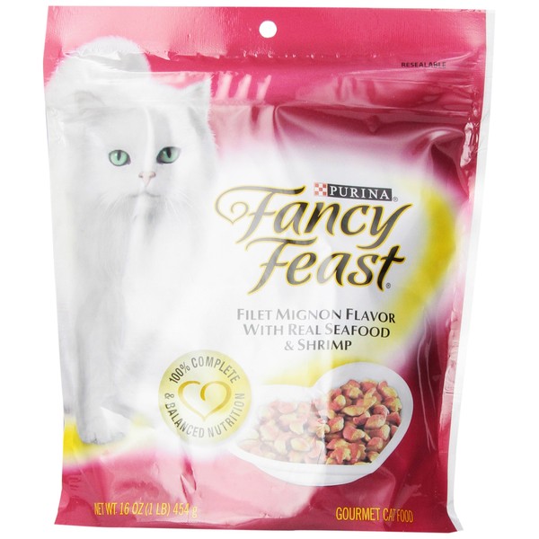 Purina Fancy Feast Gourmet Gold, 16-Ounce Pouches, Pack Of 6